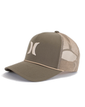 The Hurley Mens High Icon Trucker Cap in Faded Olive