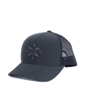 The Hurley Mens Bolt Trucker Cap in Black