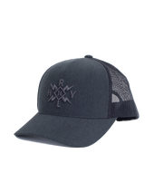 The Hurley Mens Bolt Trucker Cap in Black