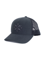 The Hurley Mens Bolt Trucker Cap in Black
