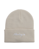 Script Cuff 2.0 Beanie in Oatmeal