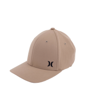 The Hurley Mens Micro Icon Flex Cap in Khaki