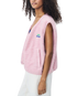 The American Vintage Womens Hoktown Gilet in Melange Sugared Almond