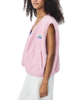 The American Vintage Womens Hoktown Gilet in Melange Sugared Almond