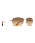 The Maui Jim Wiki Wiki Polarised Aviator Sunglasses in Gold & HCL Bronze