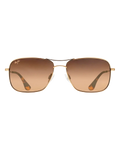The Maui Jim Wiki Wiki Polarised Aviator Sunglasses in Gold & HCL Bronze