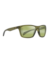 The Maui Jim Makoa Polarised Wrap Sunglasses in Khaki Green