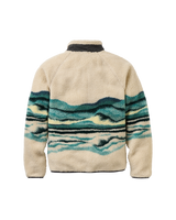 The Passenger Mens Offroad Zip Fleece Jacket in Reflection Birch