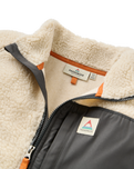 The Passenger Mens Offroad Zip Fleece Jacket in Reflection Birch