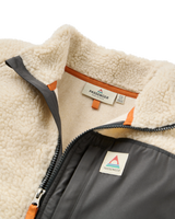 The Passenger Mens Offroad Zip Fleece Jacket in Reflection Birch