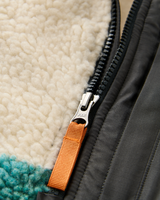 The Passenger Mens Offroad Zip Fleece Jacket in Reflection Birch