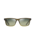 The Maui Jim Okina Polarised Sunglasses in Shiny Trans Mil Green to Yellw & Maui HT™