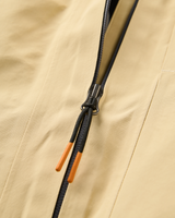 The Passenger Womens Serein Waterproof Parka Jacket in Faded Denim & Desert