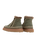 Setsu 4.0 Crochet Suede Ankle Boots in Moss & Natural