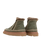 Setsu 4.0 Crochet Suede Ankle Boots in Moss & Natural