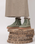 Setsu 4.0 Crochet Suede Ankle Boots in Moss & Natural