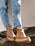 Setsu 4.0 Floral Suede Ankle Boots in Taupe Peach