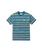 Mellower Relaxed T-Shirt in Geo Stripe Mediterranean