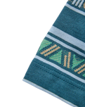 Mellower Relaxed T-Shirt in Geo Stripe Mediterranean