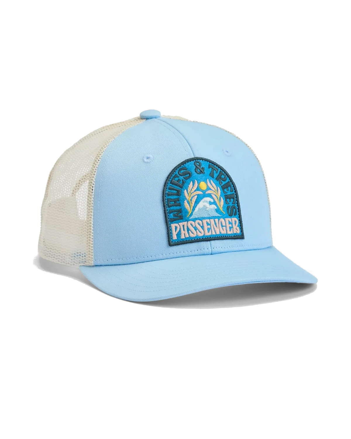 Dawning Trucker Cap in Faded Denim