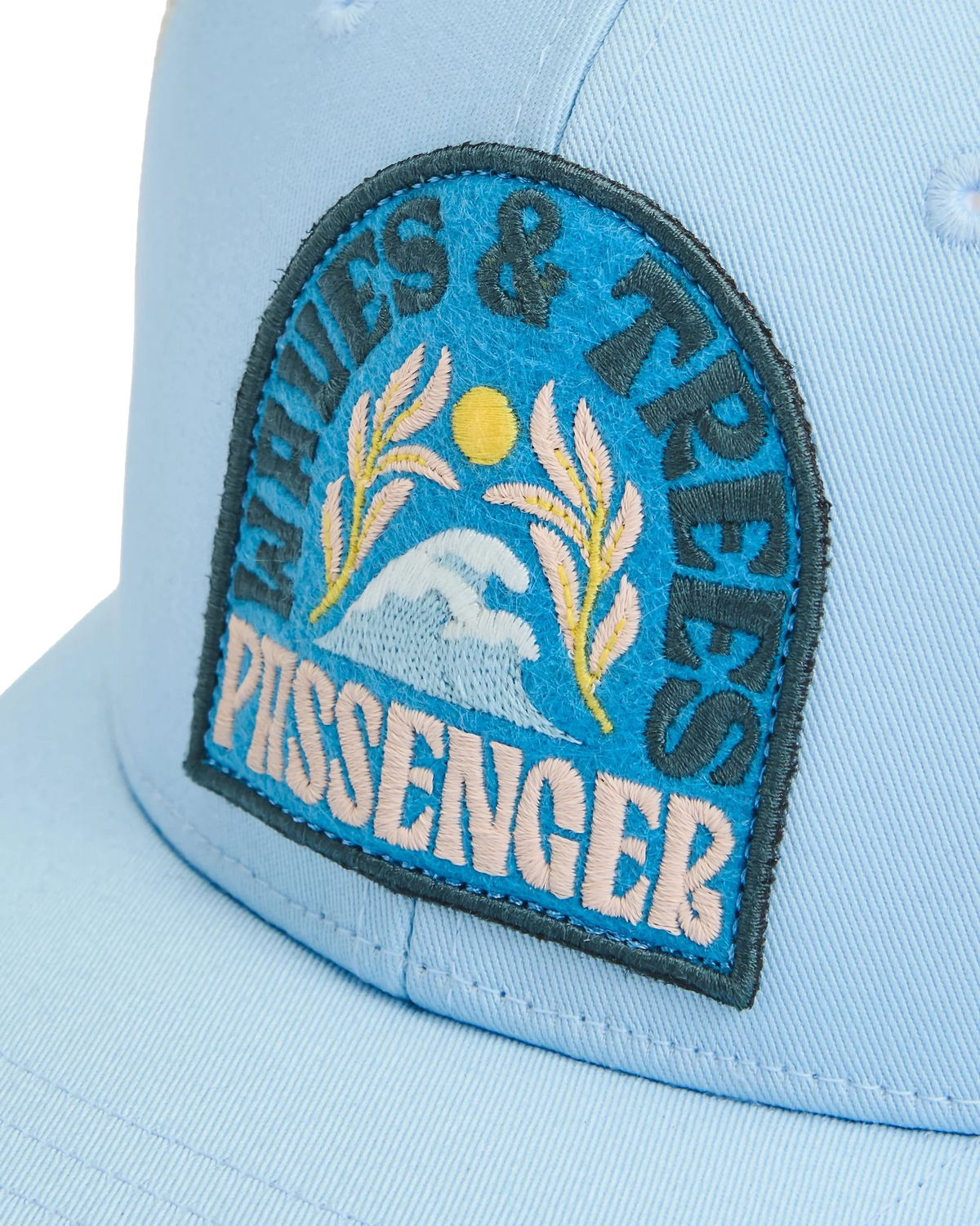 Dawning Trucker Cap in Faded Denim