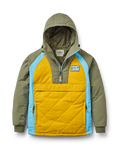 Ocean 2.0 Insulated Jacket in Dusty Olive & Heritage Yellow