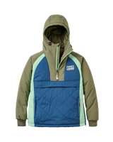 The Passenger Womens Ocean 2.0 Insulated Jacket in Dark Denim & Dusty Olive
