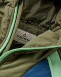 The Passenger Womens Ocean 2.0 Insulated Jacket in Dark Denim & Dusty Olive