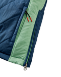 The Passenger Womens Ocean 2.0 Insulated Jacket in Dark Denim & Dusty Olive