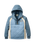 Ocean 1/2 Zip Insulated Anorak in Stormy Blue & Faded Denim