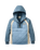 Ocean 1/2 Zip Insulated Anorak in Stormy Blue & Faded Denim