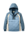 Ocean 1/2 Zip Insulated Anorak in Stormy Blue & Faded Denim