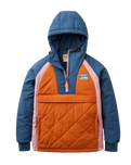 The Passenger Womens Ocean 2.0 Insulated Jacket in Dark Denim & Sunset Orange
