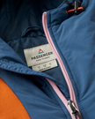 The Passenger Womens Ocean 2.0 Insulated Jacket in Dark Denim & Sunset Orange