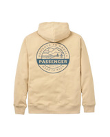 The Passenger Mens Odyssey Hoodie in Stone