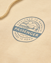 The Passenger Mens Odyssey Hoodie in Stone