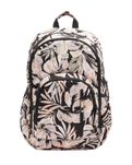 The Billabong Roadie Backpack in Black Floral