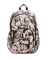 The Billabong Roadie Backpack in Black Floral