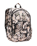 The Billabong Roadie Backpack in Black Floral