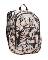 The Billabong Roadie Backpack in Black Floral