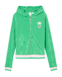 Roxy x Juicy Couture Fitted Hoodie in Island Green