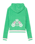 Roxy x Juicy Couture Fitted Hoodie in Island Green