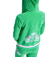 Roxy x Juicy Couture Fitted Hoodie in Island Green