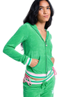 Roxy x Juicy Couture Fitted Hoodie in Island Green