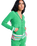 Roxy x Juicy Couture Fitted Hoodie in Island Green