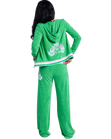 Roxy x Juicy Couture Fitted Hoodie in Island Green