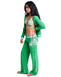 Roxy x Juicy Couture Straight Joggers in Island Green