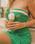 Roxy x Juicy Couture Peplum Dress in Island Green