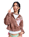 Roxy x Juicy Couture Boxy Hoodie in Tiramisu
