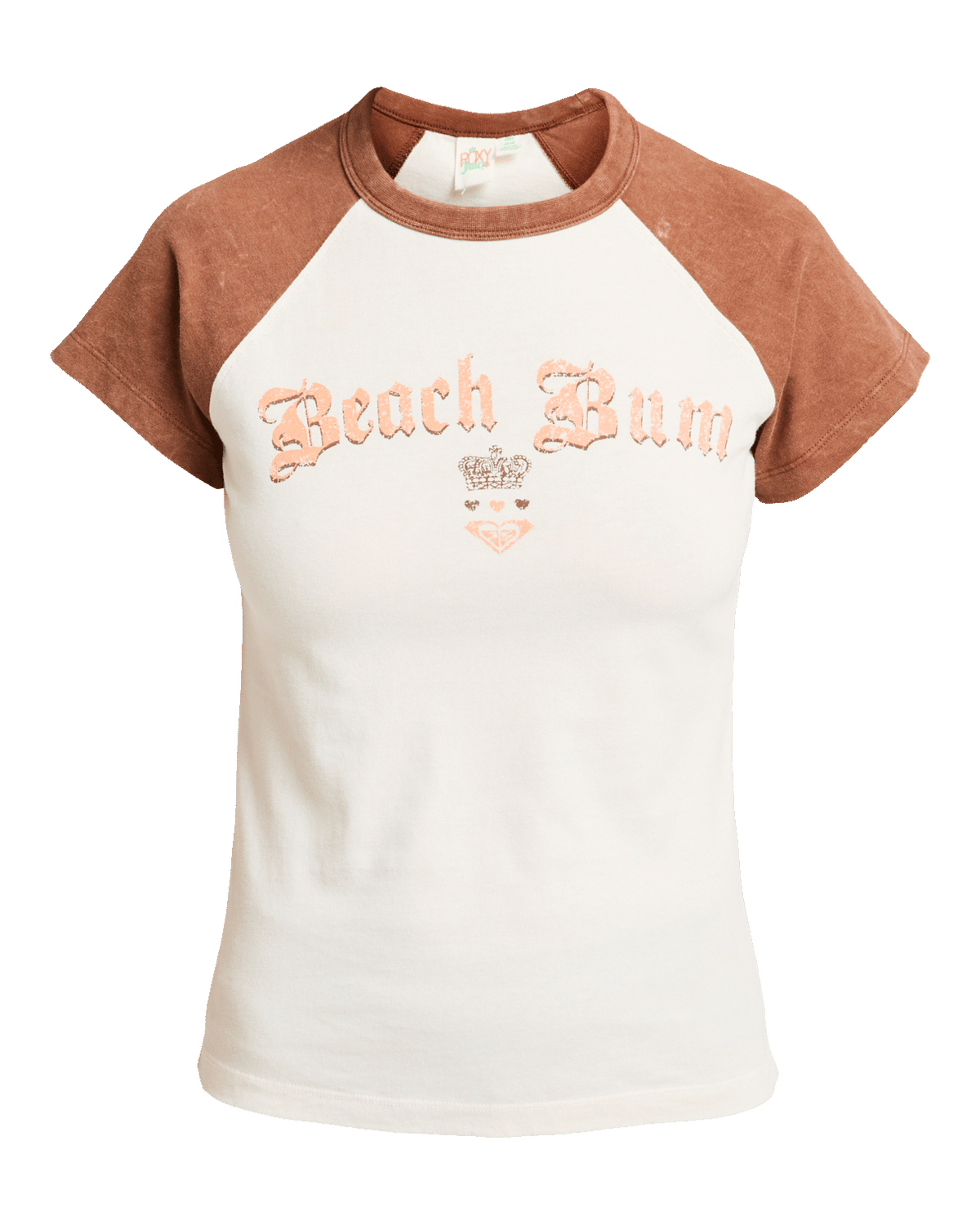 Roxy x Juicy Couture Beachbum Raglan T-Shirt in Coconut Milk